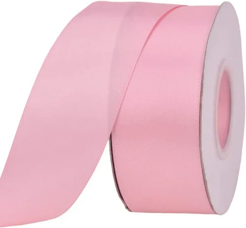 Miniatura 48 de Ribest - Cinta de satén de doble cara de 1 pulgada y 50 yardas por rollo, verde manzana, para envolver regalos, ramos de flores, accesorios