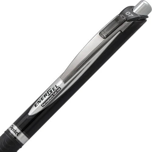 Miniatura 3 de Pentel EnerGel PRO - Bolígrafo de gel permanente, (0.028 in), línea media, archivador y resistente al agua, tinta negra, paquete de 2