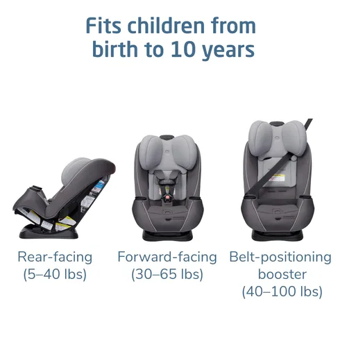 Miniatura 2 de Maxi-COSI Pria Max - Asiento de automóvil convertible 3 en 1, asiento de automóvil para bebé a niño, clip magnético para el pecho ClipQuick, LATCH