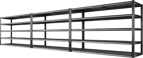 Miniatura 20 de REIBII Estantería de garaje de 78 pulgadas de alto, estantes de almacenamiento resistentes con carga de 3000 libras, estantes de metal ajustables
