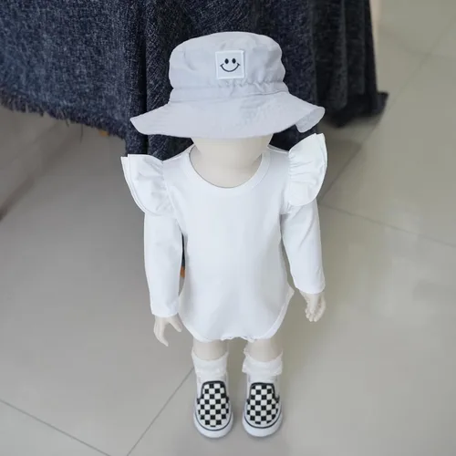 Miniatura 5 de Camisa con volantes de algodón de calidad para bebé niña