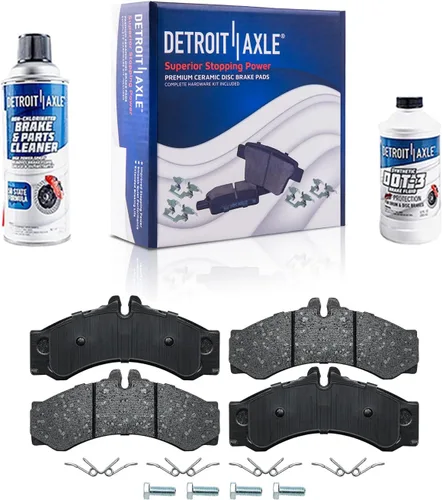 Miniatura 42 de Detroit Axle - Pastillas de Freno para Nissan Altima Sentra 350Z Juke INFINITI G35, Pastillas de Freno Cerámica Delanteras y Traseras Reemplazo