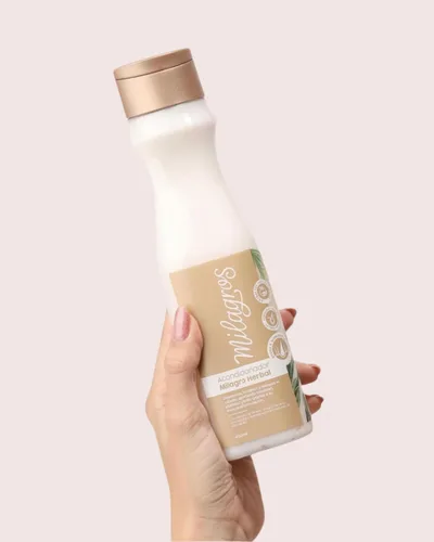 Miniatura 2 de Milagros Champú y Acondicionador Herbal - Romero, Jengibre y Arroz 100% natural Combate la caída del cabello y promueve su crecimiento.