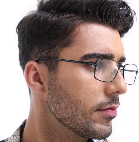 Miniatura 2 de 4 Pack Reading Glasses for Men, Computer Readers with Spring Hinge, Anti UV Ray/Eye Strain/Glare