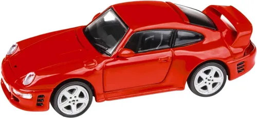 Miniatura 2 de 1995 RUF CTR2 Guards Red 1/64 Modelo de coche fundido a presión por Paragon Models PA-55374