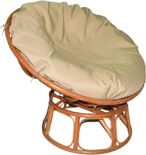 Papasan - Funda de cojín para exteriores, resistente al agua, fácil de limpiar, fijada internamente, extraíble, con cremallera, funda de cojín