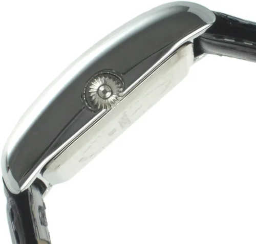 Miniatura 5 de Peugeot - Reloj de vestir de cuero con forma de tanque para mujer con números romanos, Reloj de vestir sin mangas para mujer