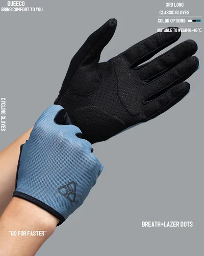 Miniatura 3 de Guantes de ciclismo Guantes de ciclismo para hombres y mujeres con acolchado de palma XRD de 0.118 pulgadas, pantalla táctil compatible