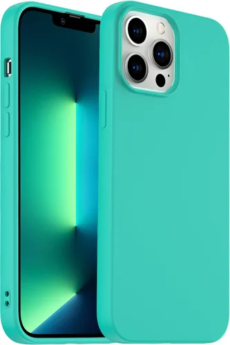 Miniatura 9 de Funda diseñada para iPhone 13 Pro Max, funda de silicona ultra delgada a prueba de golpes, de microfibra suave anti arañazos, protección mejorada