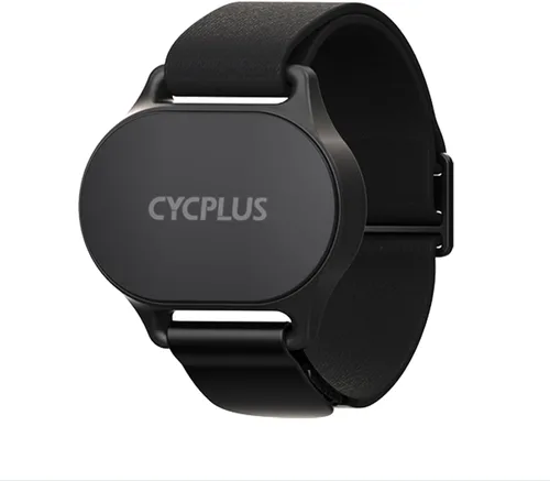 CYCPLUS Monitor de frecuencia cardíaca de brazo, Bluetooth 5.1 ANT+ con indicador LED de zona de frecuencia cardíaca, resistente al agua IP67, para