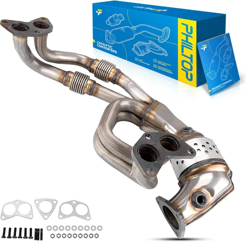 Miniatura 24 de PHILTOP Kit de convertidor catalítico de alto flujo apto para 2001-2005 Civic 1.7L DX/GX/HX/LX/LX Special Edition/Value Package (modelos execept EX)