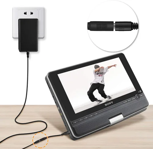 Miniatura 6 de Adaptador de CA a CC de 12V 2A compatible con reproductor de DVD portátil Sony AC-FX150 DVP-FX720 DVP-FX730 DVP-FX810 DVP-FX810/L DVP-FX820