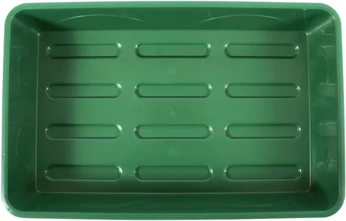 Miniatura 8 de EarlyGrow 93763 propagador medio con cúpula para semillas y hierbas con extensión de altura lateral ventilada, verde