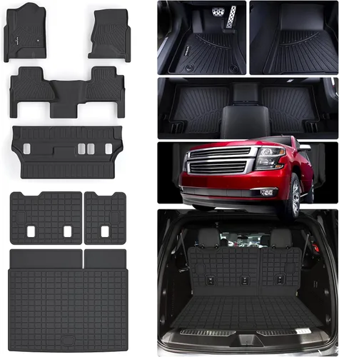 Miniatura 12 de Alfombrillas de Piso para Kia Carnival 2022 2023 2024 2025 8 Asientos (No para Híbrido y Prestige) con Alfombrilla de Maletero Compatible con LX
