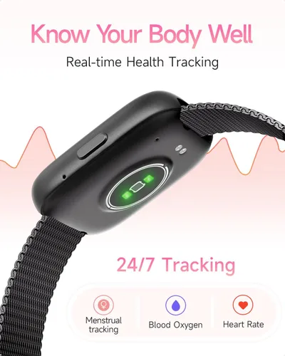 Miniatura 3 de TOOBUR Reloj inteligente para mujeres y hombres, Alexa integrado, responder/hacer llamadas, reloj de seguimiento de actividad física de 1.83
