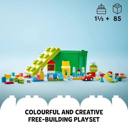 Miniatura 8 de LEGO DUPLO - Bloques de construcción clásicos de lujo para caja de ladrillos, juguetes educativos y de aprendizaje para niños pequeños, preescolar