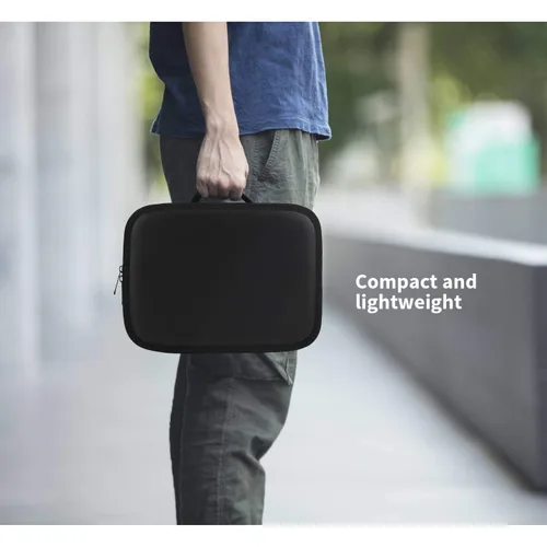Miniatura 7 de Segbeauty Bolsa de herramientas de peluquería, estuche de transporte de maquillaje de viaje de piel sintética, kit de aseo de corte para peluquería