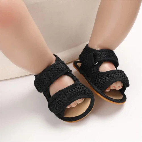 Miniatura 2 de E-FAK Baby Boys Girls Summer Sandals Outdoor Beach Anti-Slip Rubber Soft Sole Newborn Toddler First Walker Shoes 0-18 Months