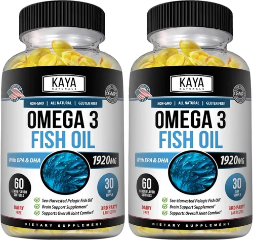 Miniatura 11 de Kaya Naturals Suplemento Omega 3 - Aceite de pescado Omega 3 hecho en la naturaleza, aceite de pescado pelágico 100% puro cosechado en el mar sin