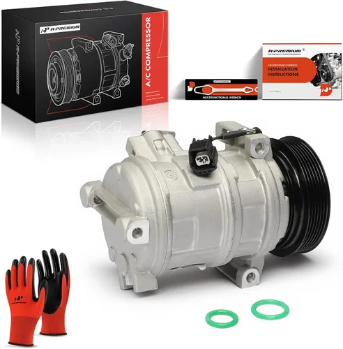 Miniatura 10 de A-Premium Compresor de aire acondicionado con embrague compatible con Cadillac CTS 3.2L 2003-2004 Sedan