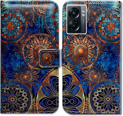 Miniatura 18 de Bcov Funda para OnePlus Nord N300 5G, diseño de pájaro negro y verde con tapa para teléfono con ranura para tarjeta y soporte para OnePlus Nord N300