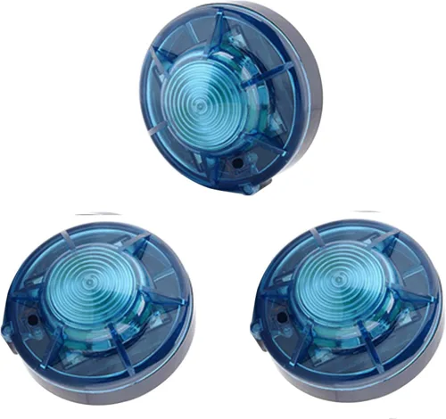 Miniatura 10 de Luces LED de emergencia intermitentes para carretera con base magnética para vehículos y deportes al aire libre. (escarlata)