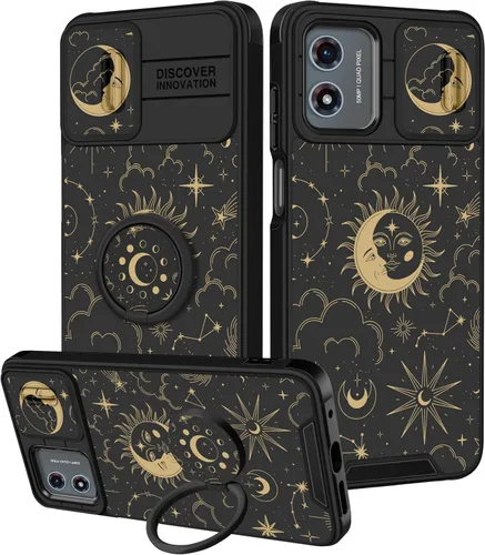 Miniatura 87 de Funermei Funda para Moto G Play 4G 2024 – Funda para teléfono para mujeres y niñas, diseño único de gato y libros, diseño único con funda