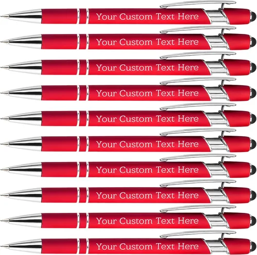 Miniatura 83 de Bolígrafos personalizados personalizados con grabado gratuito a granel con mensaje de nombre, bolígrafos personalizados para negocios, oficina