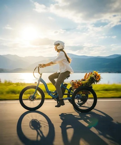 Miniatura 7 de ANCHEER Triciclo eléctrico para adultos, triciclo eléctrico plegable de pico de 600 W, bicicleta eléctrica de 24 pulgadas y 499 Wh para personas