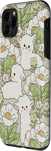 Miniatura 2 de Funda para iPhone 11 Pro Max con diseño de margaritas y cordero, flores de granjero