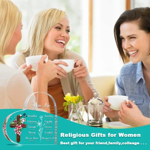 Miniatura 4 de Regalos cristianos inspiradores, religiosos, versículos bíblicos y regalos espirituales de aliento para mujeres, mamá, amiga, hermana, placas