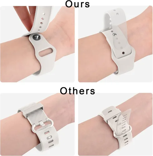 Miniatura 4 de Meliya Correas de reloj de silicona, 0.787 in 0.866 in, correa de repuesto deportiva suave de liberación rápida para mujeres y hombres
