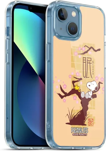 Miniatura 496 de Carcasa de gel para iPhone 7 Plus/iPhone 8 Plus, diseño de Snoopy Oriental de Peanuts, Badges