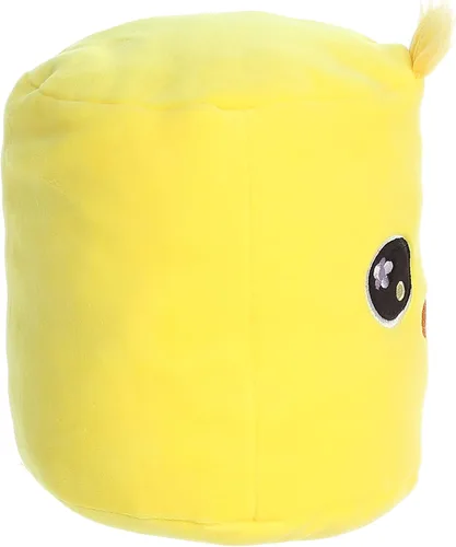 Miniatura 3 de Aurora Peluche de pollo de malva exprimible, máxima esponjosidad, forma única, color amarillo, 6 pulgadas