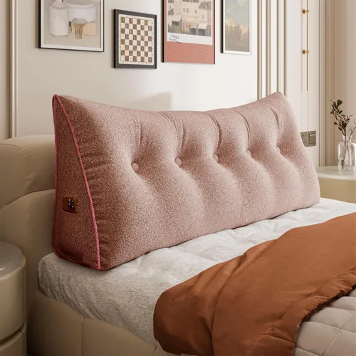 Miniatura 61 de Almohada de Cuña Engrosada de 10 libras para Cabecero Posicionador Corporal Almohada de Cuña para Cama Soporte de Respaldo Almohada Triangular