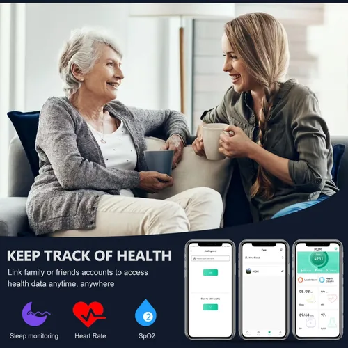 Miniatura 6 de Smart Health Ring for Women Men Fitness Tracke IP68 Waterproof Fitness Ring with Heart Rate/Blood Pressure/Blood Oxygen/Sleep Tracker/Step/Calories