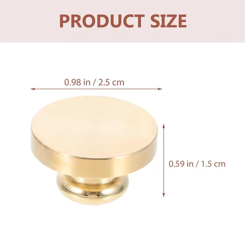 Miniatura 2 de Tofficu 3 cabezales de sello de cera de 0.98 pulgadas de latón redondo de repuesto para invitaciones de boda, sobres, envoltura de regalos