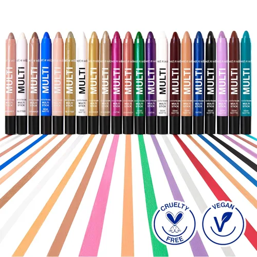 Miniatura 6 de wet n wild Color Icon Delineador de ojos en crema con sombra de ojos multi-barra, hidratante, fórmula nutritiva de crema a polvo, cremosa