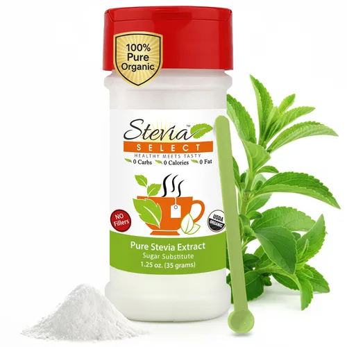 Miniatura 10 de Stevia Select Polvo de Stevia Orgánico Sin Azúcar Edulcorante de Stevia a Base de Plantas Sin OGM Extracto de Stevia Puro Sustituto de Azúcar Sin