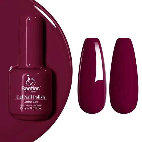 Miniatura 69 de Beetles - Esmalte de uñas de gel verde luminoso que brilla en la oscuridad, esmalte de uñas de gel que se absorbe con lámpara LED UV, arte de uñas