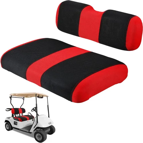 Miniatura 7 de Fundas de asiento delantero para carrito de golf EZGO, cubierta de asiento para carrito de golf compatible con EZGO TXT, almohadilla de asiento OEM