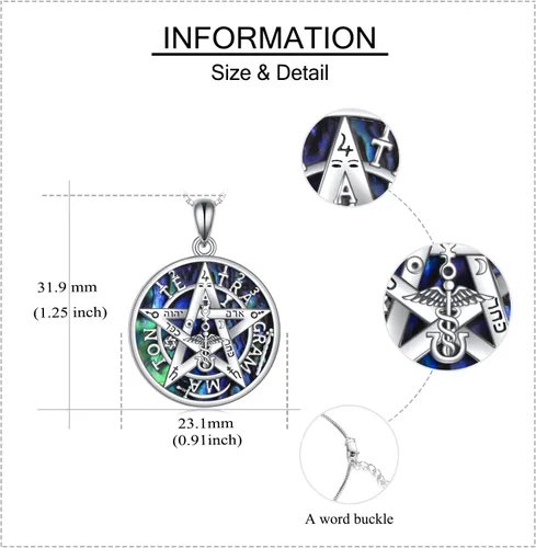 Miniatura 5 de CUPENDA Collar de plata de ley con colgante de zorroserpienteunicorniobúho en la lunaconejocaballo, joyería de regalo para mujeres, mamá, hermana
