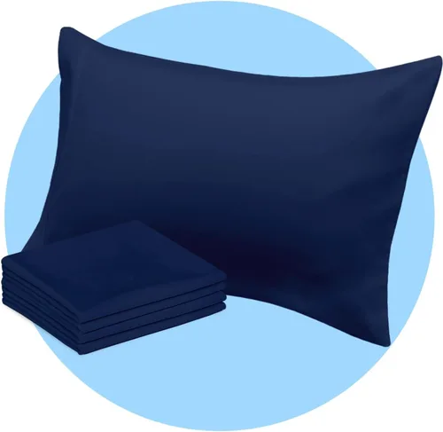 Miniatura 13 de Avalon Bedding Juego de 2 fundas de almohada de tamaño estándar color gris, mezcla de algodón de 200 hilos, suaves y transpirables, perfectas