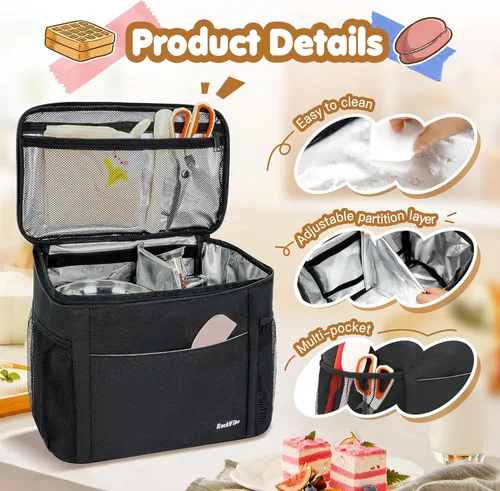 Miniatura 5 de Bolsa de almacenamiento para máquina de fuente de chocolate, compatible con la máquina eléctrica Nostalgia de 3/4 niveles para fondue de chocolate