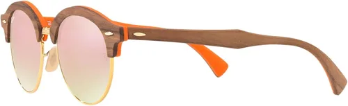Miniatura 3 de Ray-Ban RB4246m Clubhouse - Gafas de sol redondas de madera