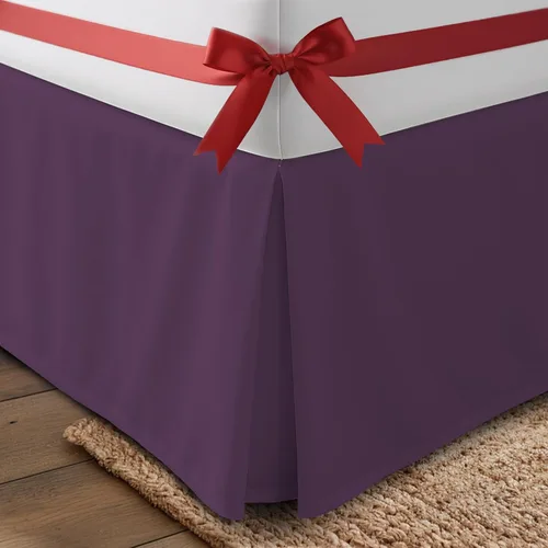 Miniatura 35 de Utopia Bedding Falda para cama individual – Paquete de 20 – Volantes plisados cuádruples suaves – Fácil ajuste con caída a medida de 15 pulgadas
