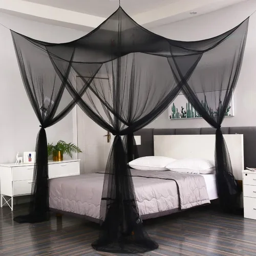Miniatura 2 de Mengersi Dosel para Cama, Cortinas de Dosel para Cama, Cortinas de Cama para Camas Full Queen King, Red Mosquitera Cortinas de Cama para Patio