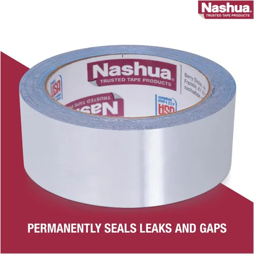 Miniatura 2 de Nashua cinta de aluminio para reparaciones impermeables, de 48 mm de ancho, 11 ml de grosor y 10 mm de longitud