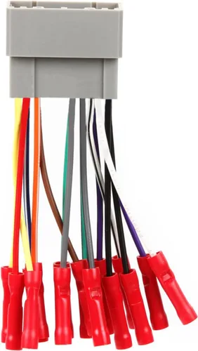 Scosche CR02BCB - Kit de arnés de cableado de radio de coche con conectores de crimpado compatible con vehículos seleccionados Chrysler, Dodge y