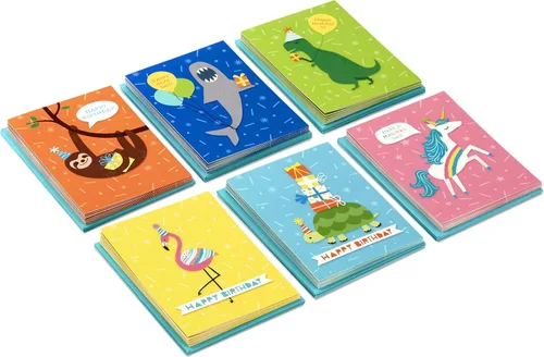 Miniatura 4 de Hallmark Surtido de tarjetas de cumpleaños para niños, 48 y 20 tarjetas con sobres